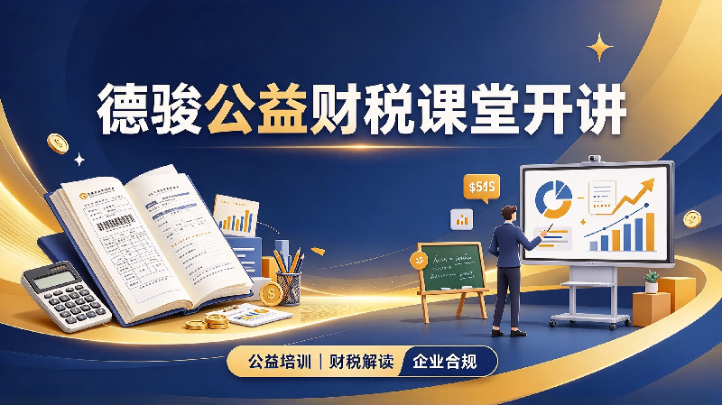 德骏公益财税课堂开讲